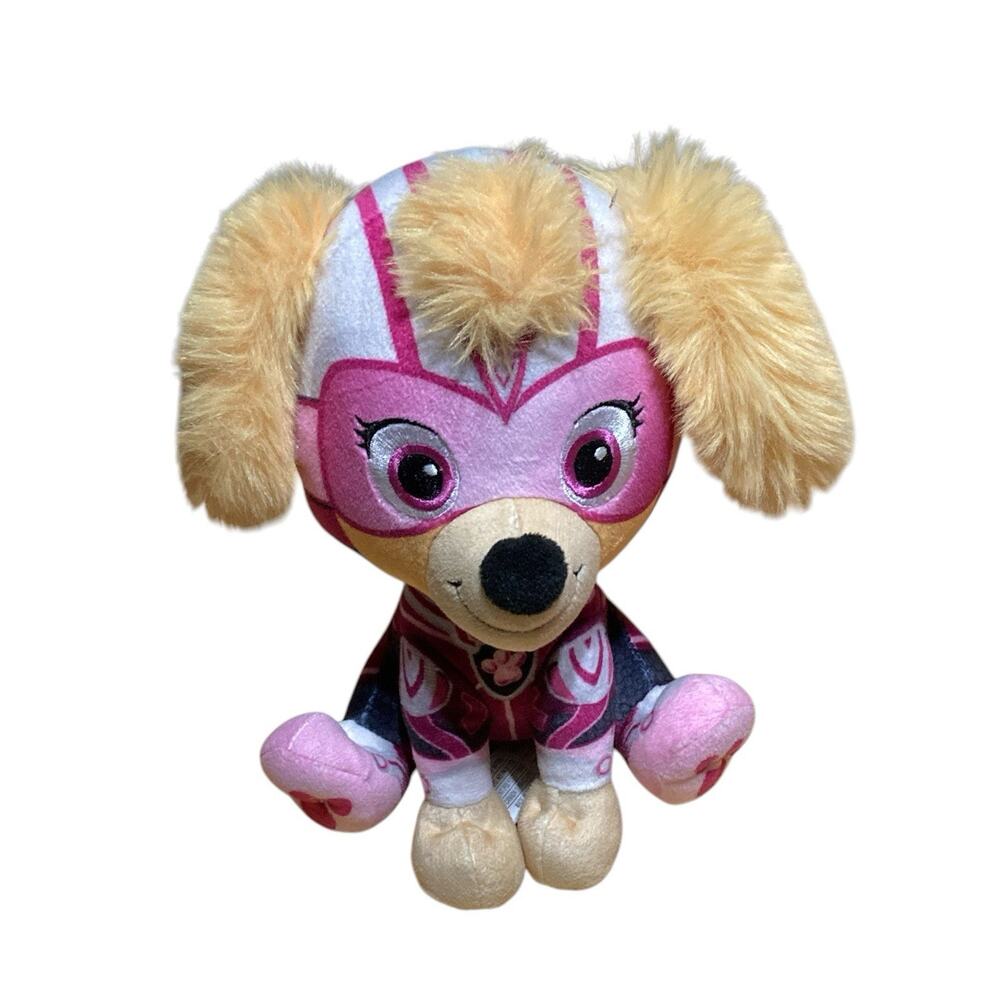 Spin Master PAW Patrol The Mighty Movie Skye Plush Stuffed Animal Toy -
